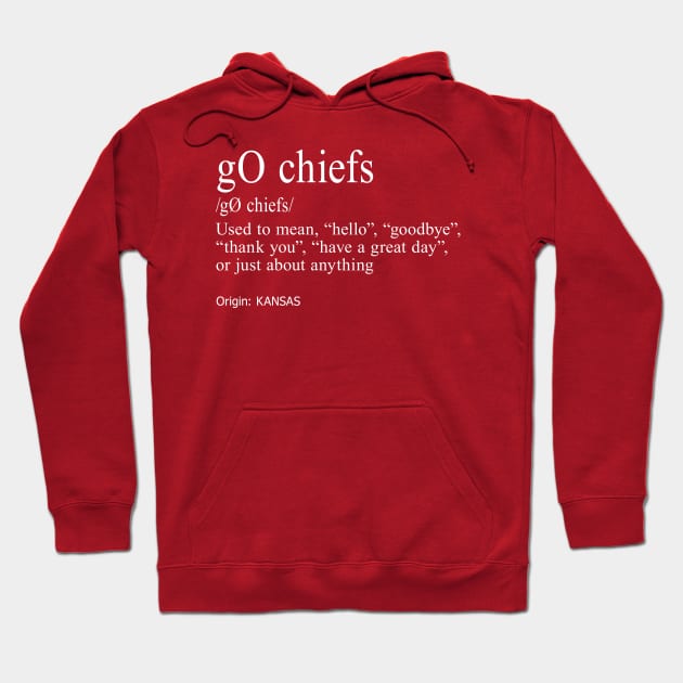 Go Chiefs Hoodie by vectrus